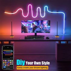 Urban Zie Smart RGB Matrix Neon Flex Light – 5M, Music Sync, App & Remote Controlled (16 Million Colors With Matrix Mods and fully flexible