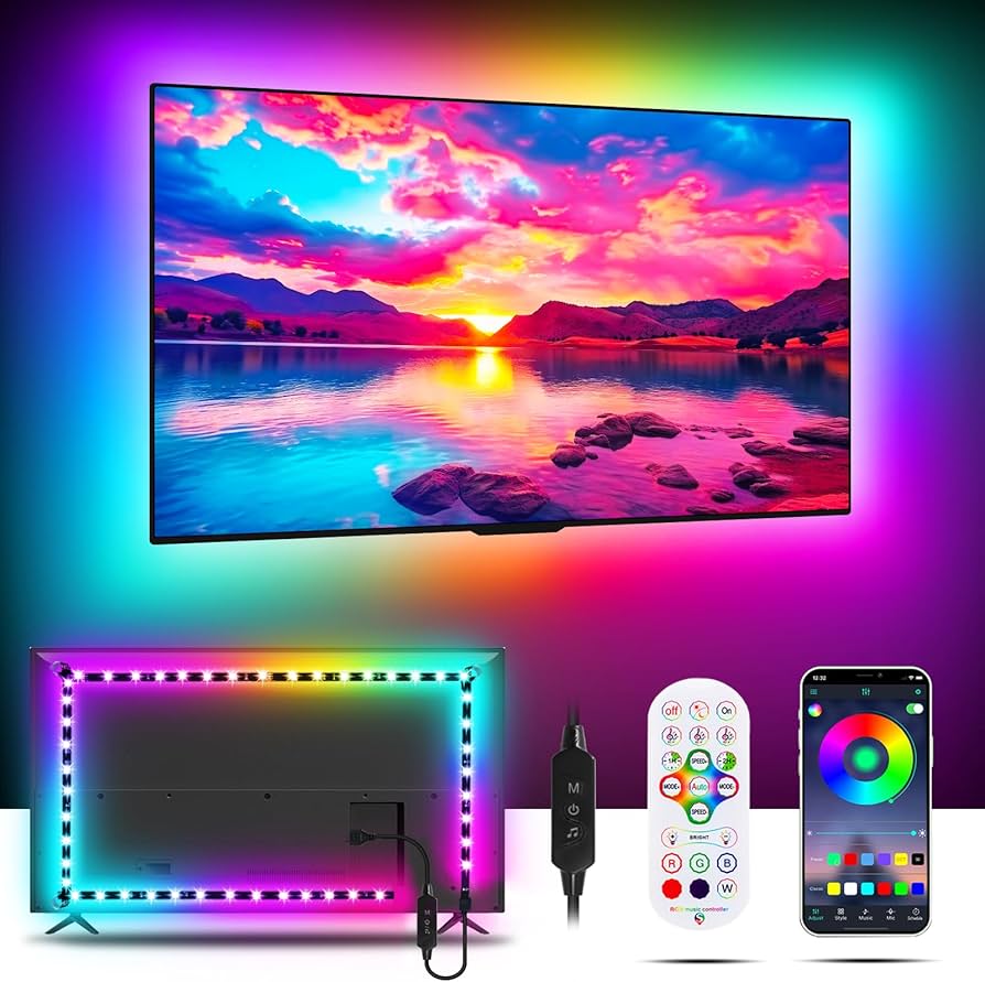 Tv Back Smart App Controlled Smart RGB IC Backlight For All Tv