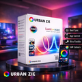 Urban Zie Smart RGB IC Neon Lights - App Controlled, USB Powered & Waterproof - 5M Flexible Neon Rope Light for Room Decor
